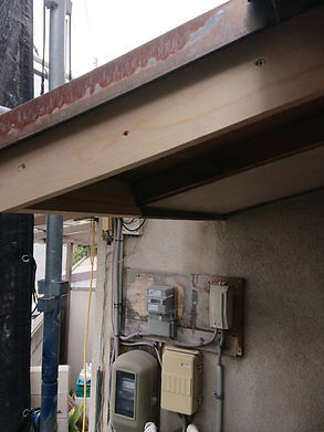 軒天張り替え完了