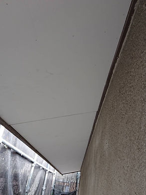 軒天張り替え完了